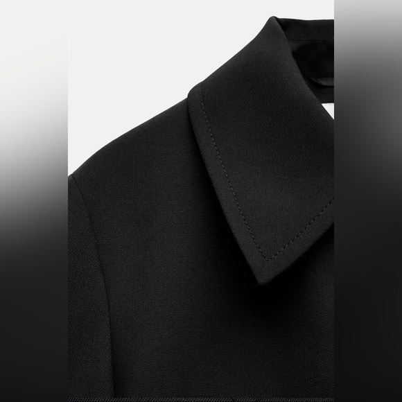 ZW Collection Wool Blend Frock Coat - Picture 8 of 16